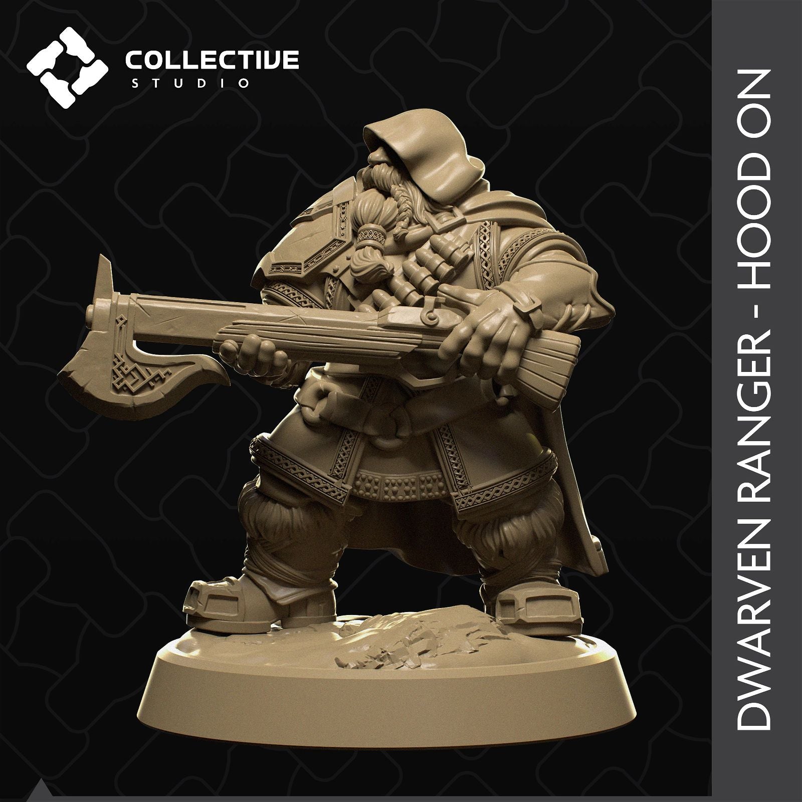 Dwarven Ranger - The Printable Dragon