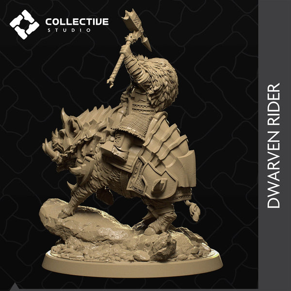Dwarven Rider - The Printable Dragon