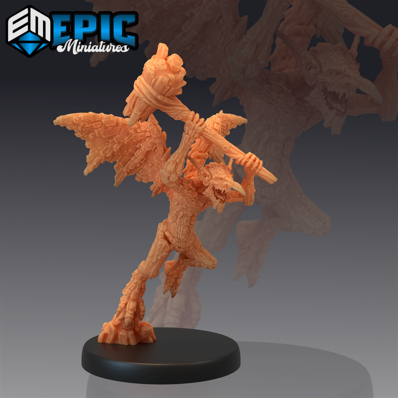 Earth Mephit 3D-printed model