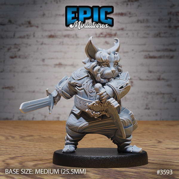 Eastern Catfolk 3D-printed model