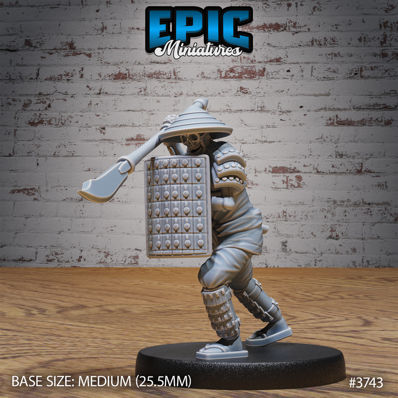Eastern Skeleton Army 3D-printed model
