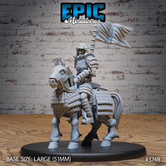 Eastern Skeleton Army Rider 3D-printed model