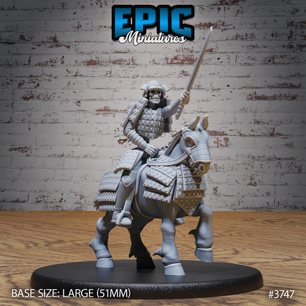 Eastern Skeleton Army Rider 3D-printed model