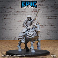 Eastern Skeleton Army Rider 3D-printed model