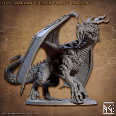 Elder Forest Dragon 3D-printed model