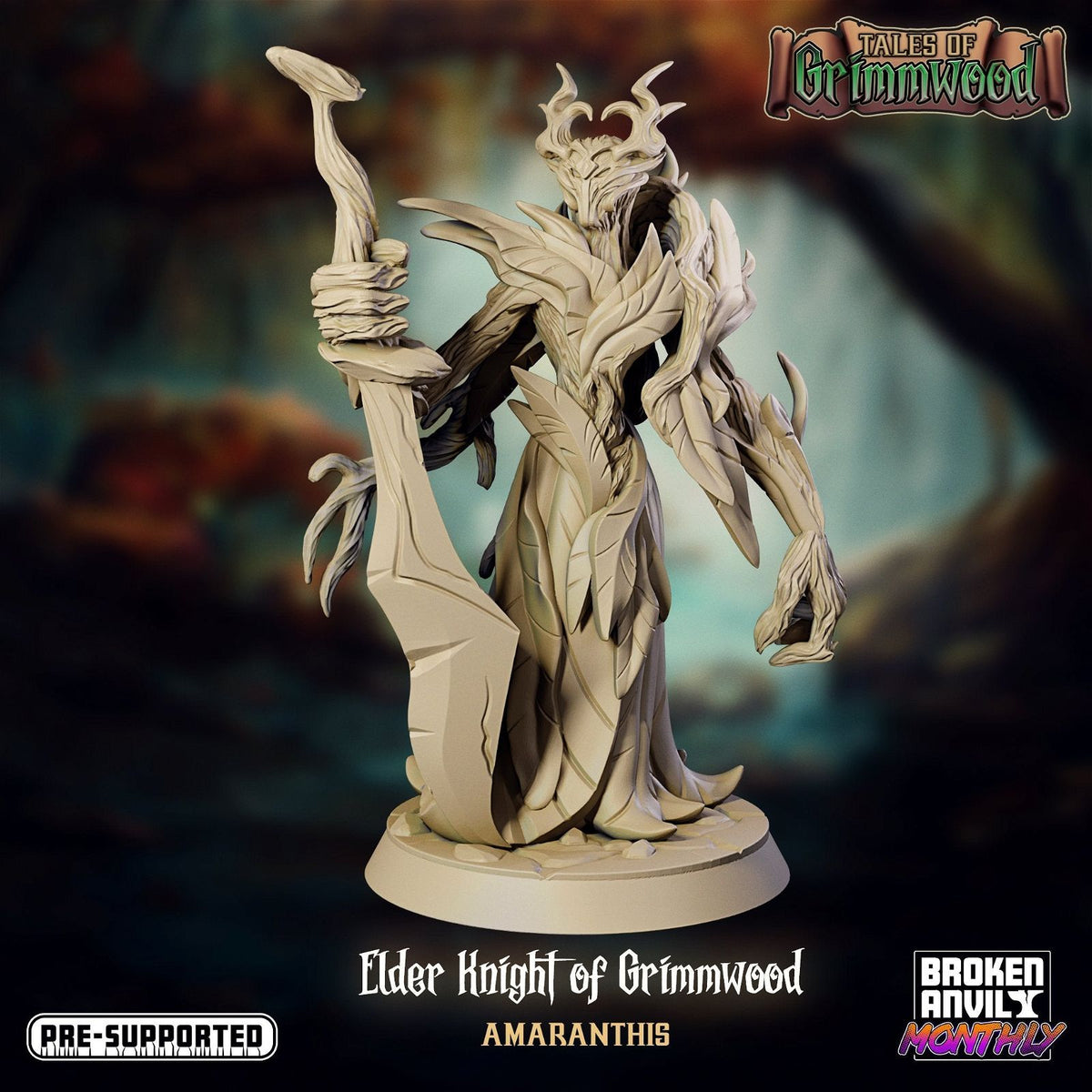 Elder Knight Of Grimmwood - The Printable Dragon