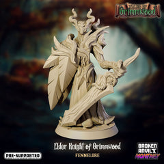 Elder Knight Of Grimmwood - The Printable Dragon