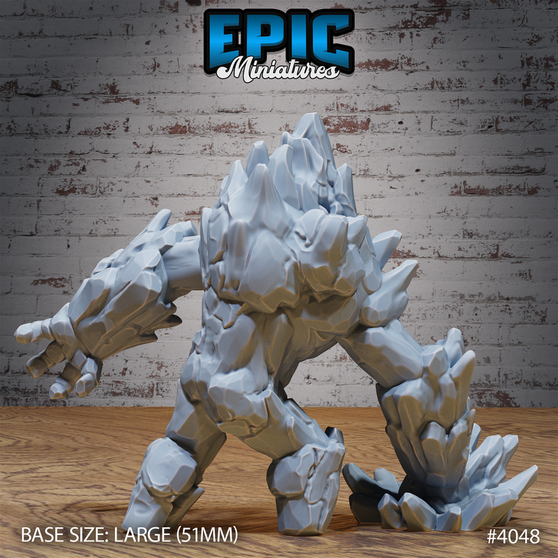 Elemental Earth 3D-printed model
