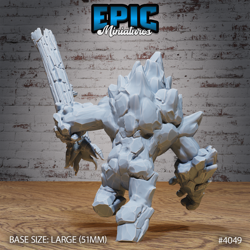 Elemental Earth 3D-printed model