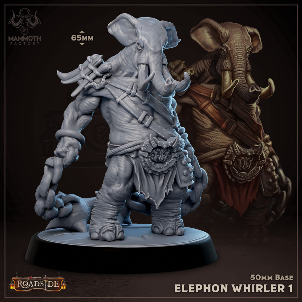 Elephon Whirler 3D-printed model