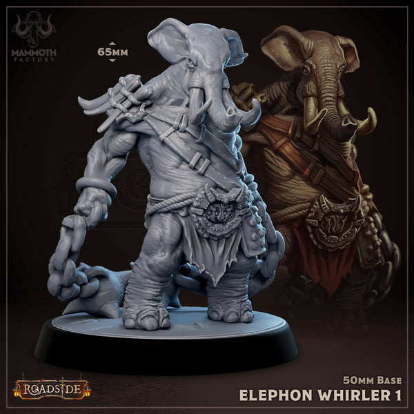 Elephon Whirler 3D-printed model