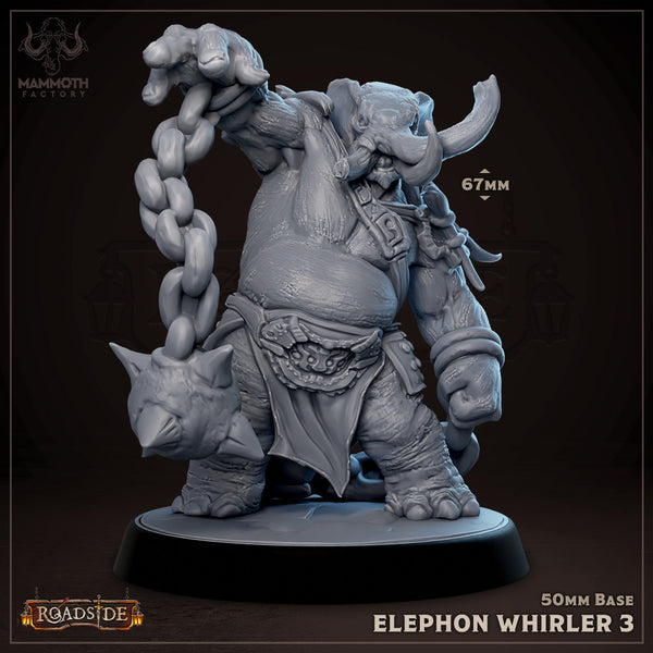 Elephon Whirler 3D-printed model