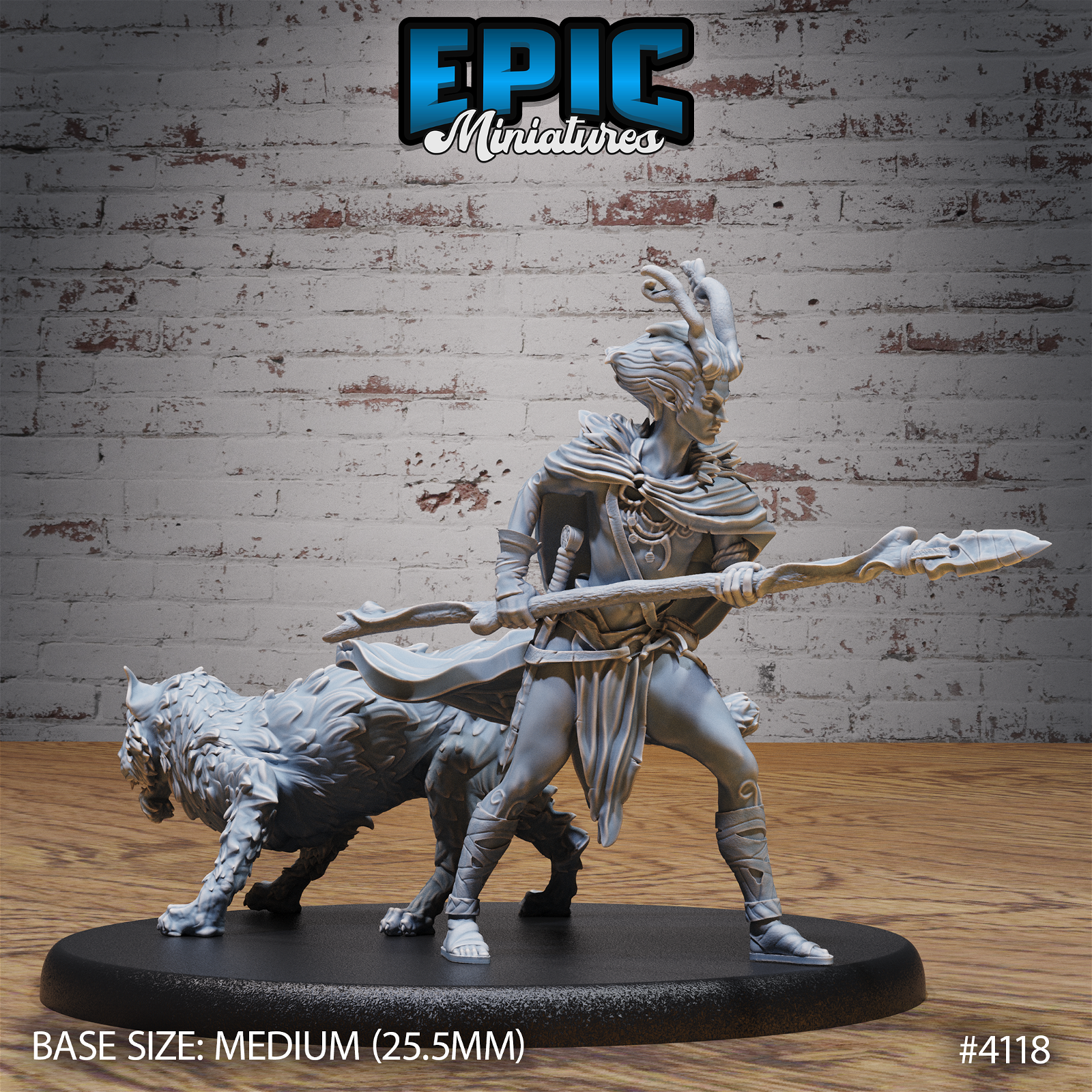 Elf Beast Tamer - The Printable Dragon