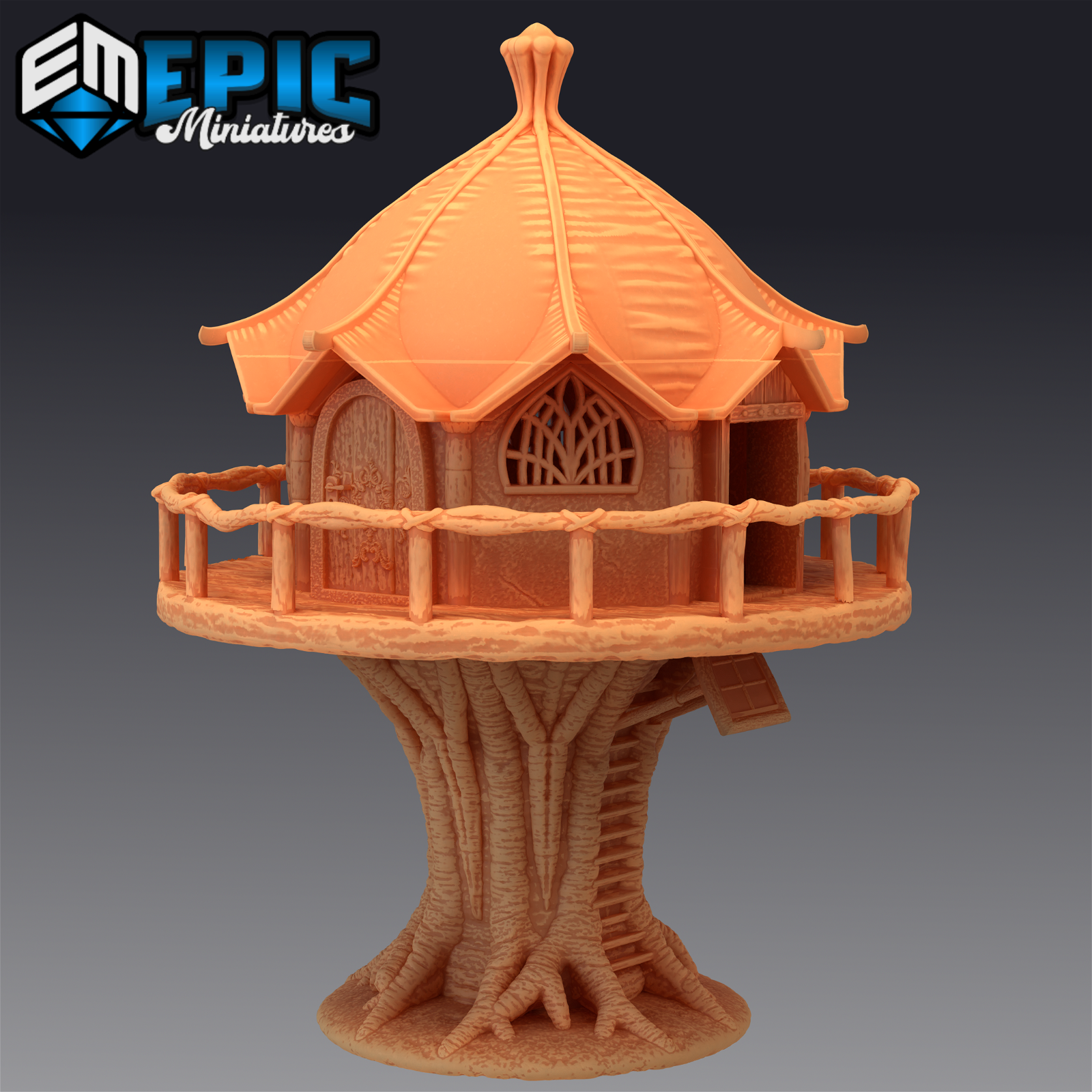 Elf Forest House - The Printable Dragon