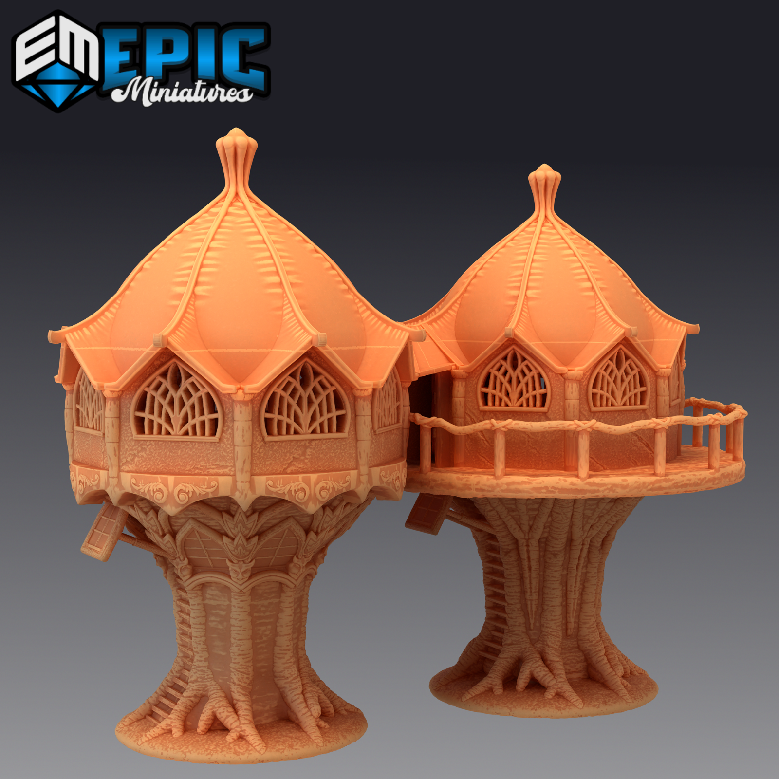 Elf Forest House - The Printable Dragon