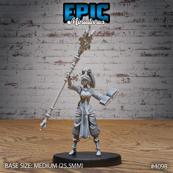 Elf Sorceress 3D-printed model