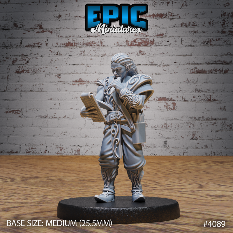 Elf Villager 3D-printed model