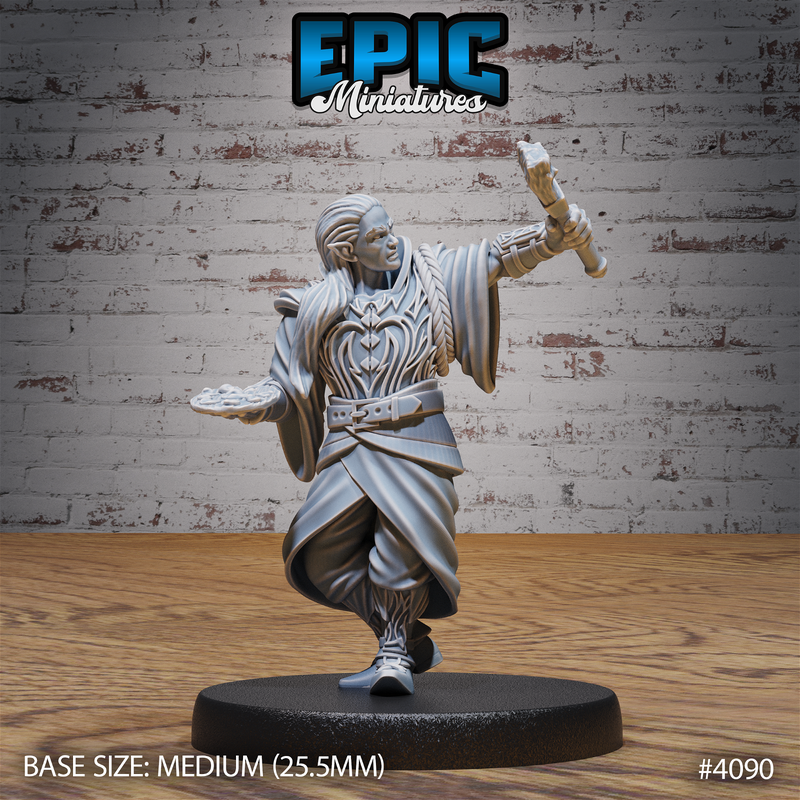 Elf Villager 3D-printed model