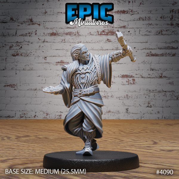 Elf Villager 3D-printed model