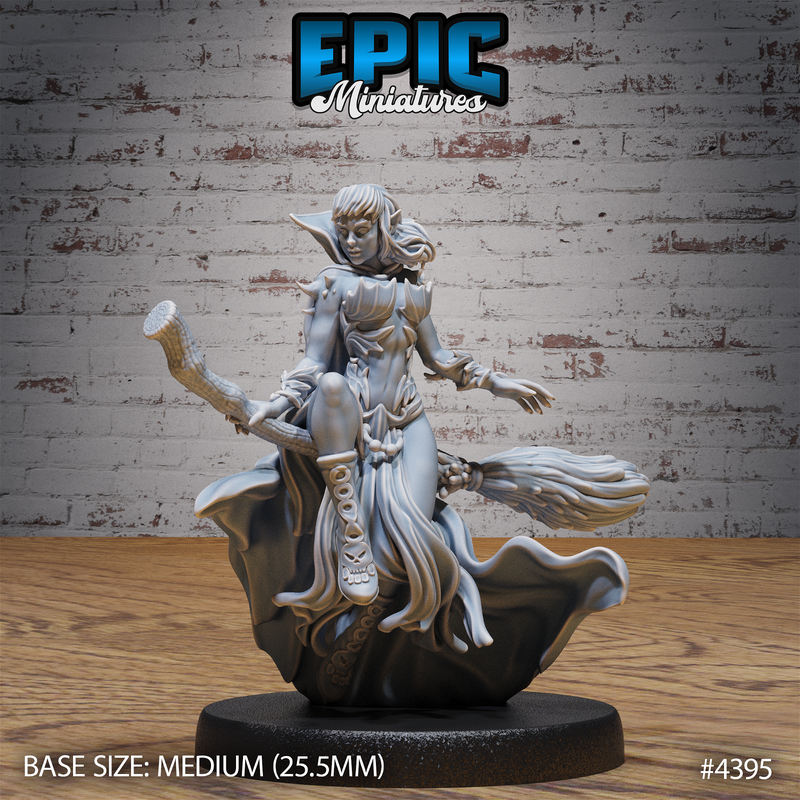 Elf Warlock Female 3D-printed model