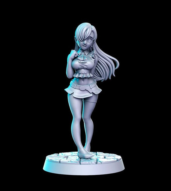 Elizabeth 3D-printed model