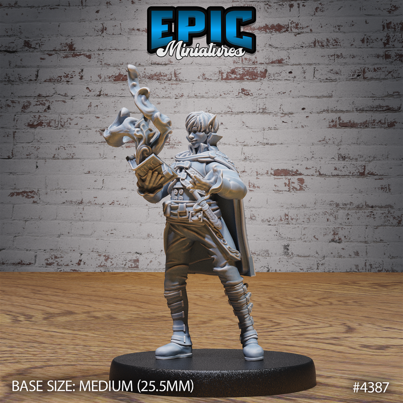 Elven Adventurer 3D-printed model