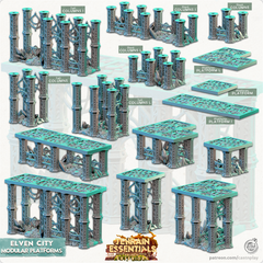 Elven City Platforms - The Printable Dragon