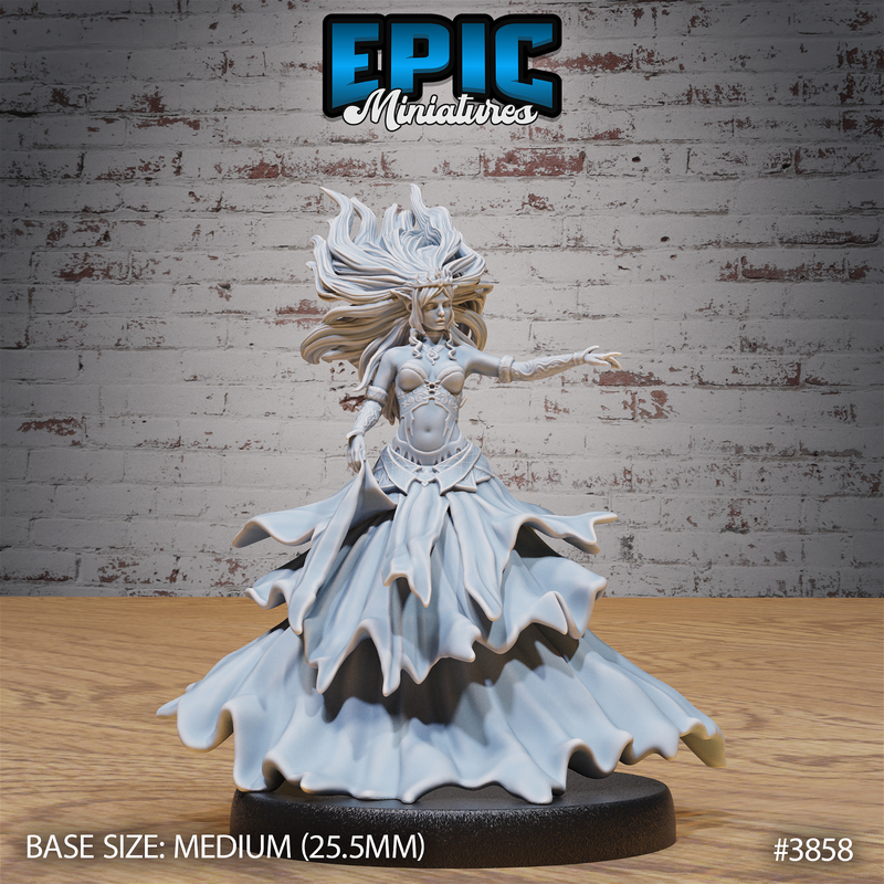 Elven Ghost Princess 3D-printed model