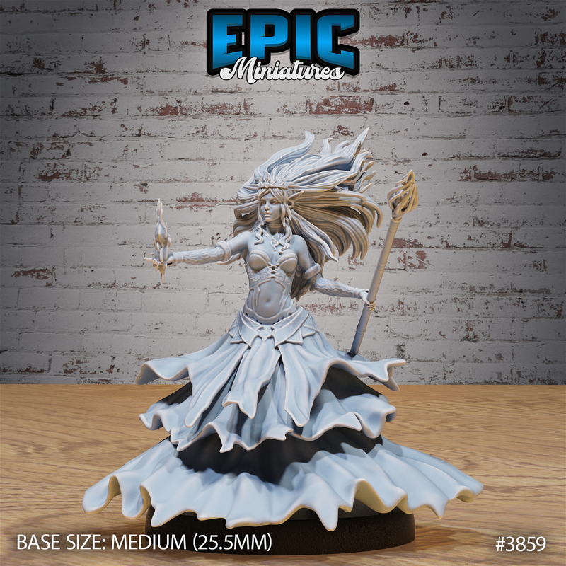Elven Ghost Princess 3D-printed model