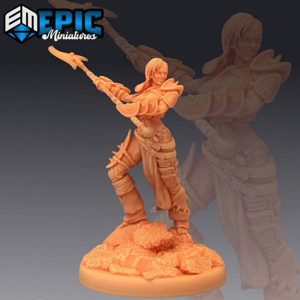 Elven Huntress 3D-printed model