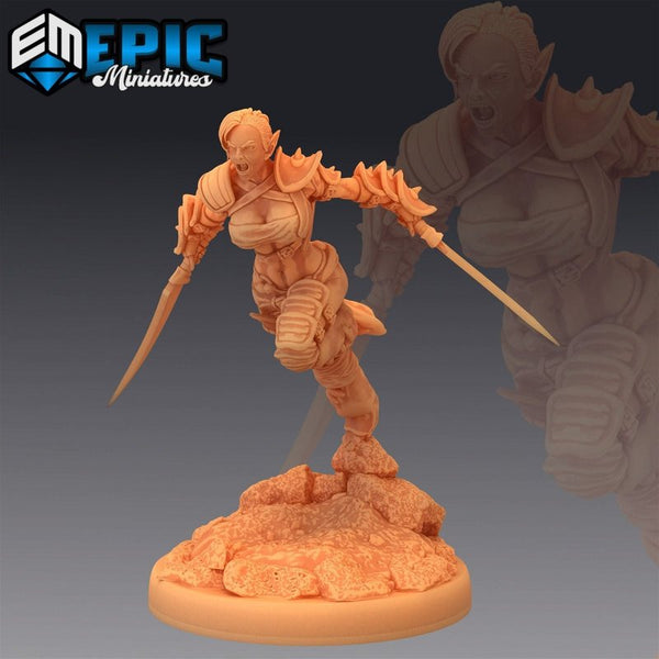 Elven Huntress 3D-printed model