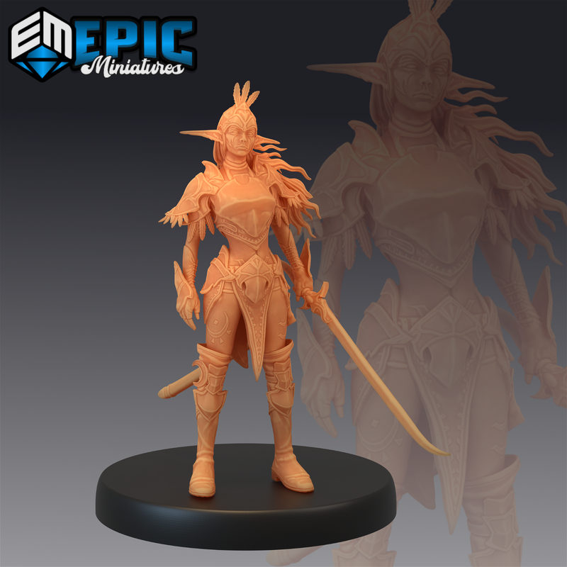 Elven Moon Runner 3D-printed model