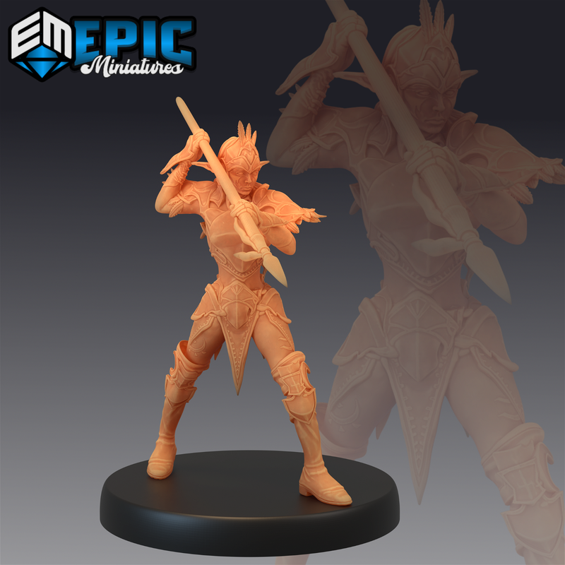 Elven Moon Runner 3D-printed model