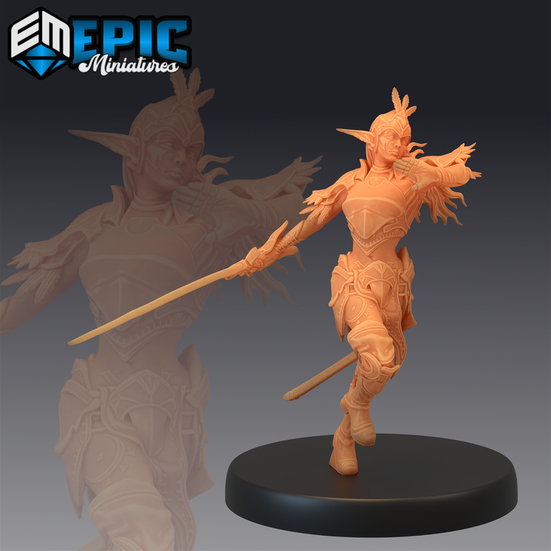 Elven Moon Runner 3D-printed model