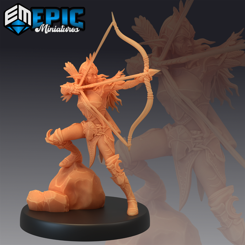 Elven Moon Runner 3D-printed model
