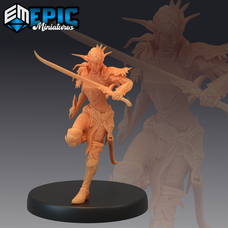 Elven Moon Runner 3D-printed model