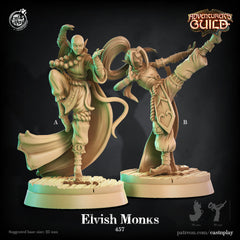 Elvish Monks - The Printable Dragon