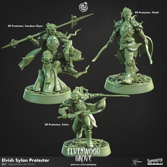 Elvish Sylan Protector 3D-printed model