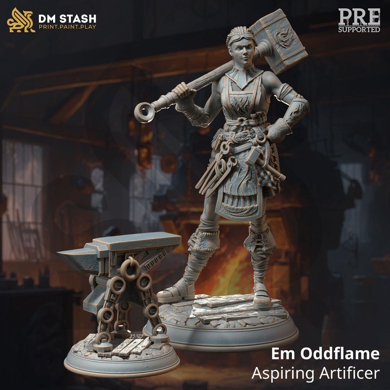 Em Oddflame Aspiring Artifcer 3D-printed model