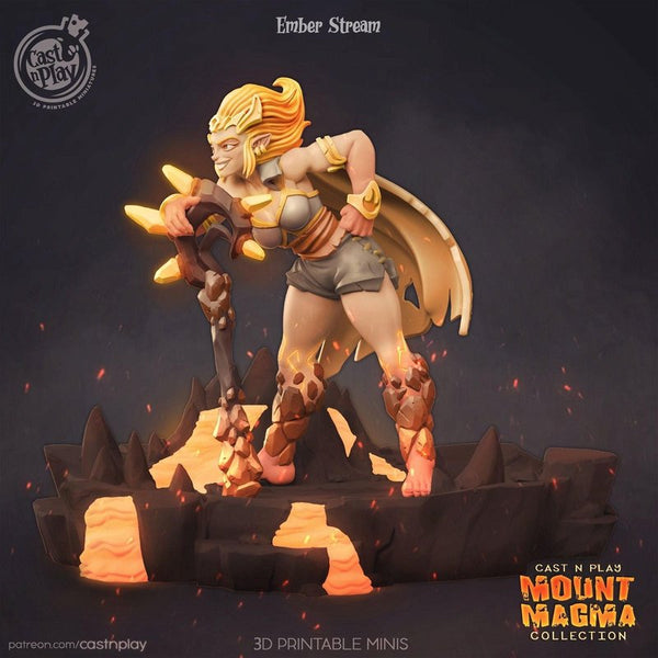 Ember Stream 3D-printed model