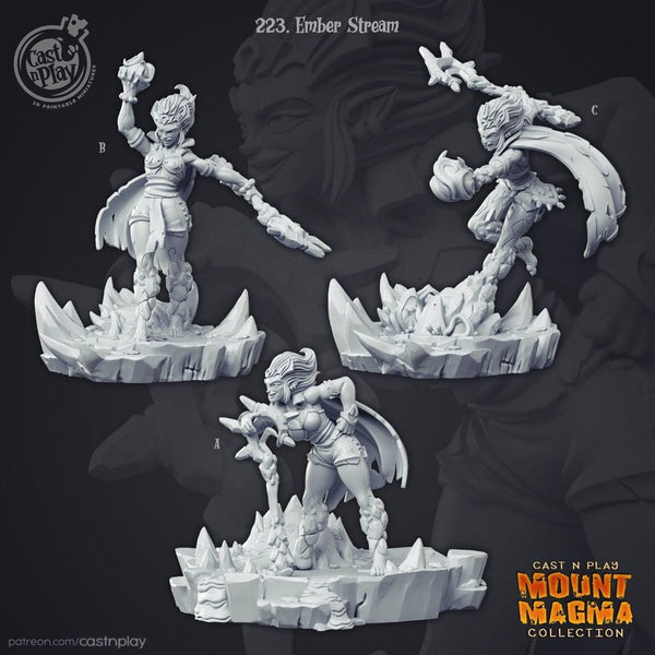 Ember Stream 3D-printed model