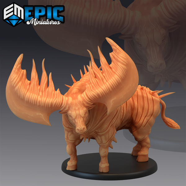 Epic Bull 3D-printed model