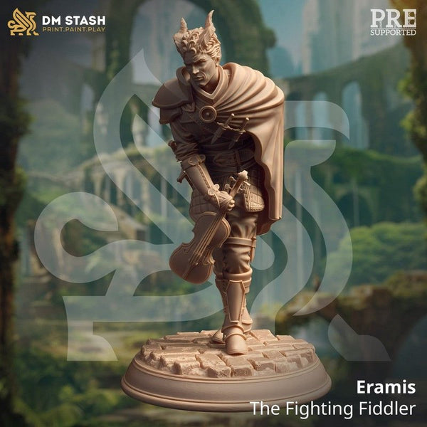 Eramis The Fighting Fiddler 3D-printed model