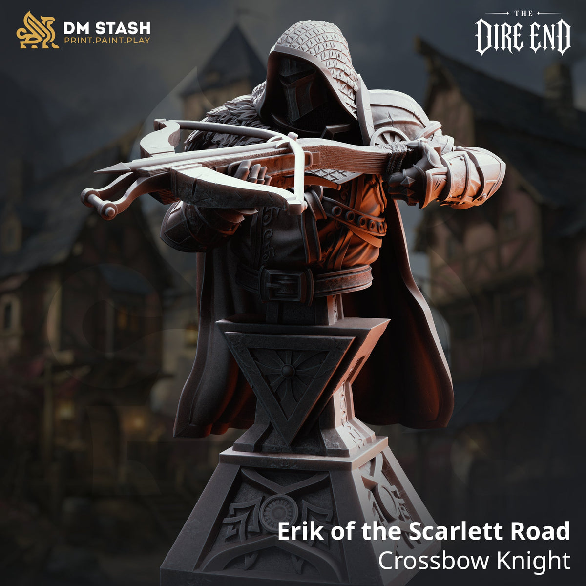 Erik of the Scarlett Road - Crossbow Knight - Bust