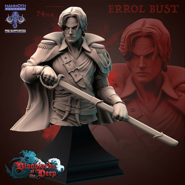 Errol Athersen Bust 3D-printed model