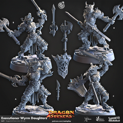 Execturioner Wyrm Daughters 3D-printed model