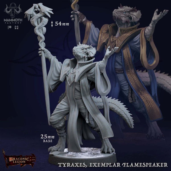 Exemplar Flamespeaker 3D-printed model