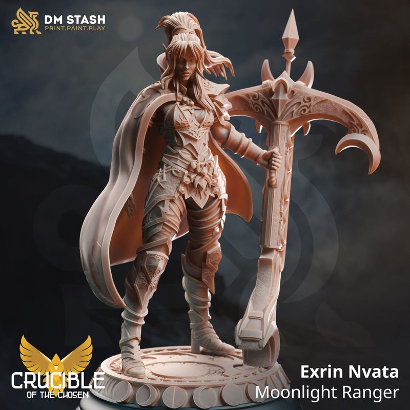 Exrin Nvata - Moonlight Ranger 3D-printed model