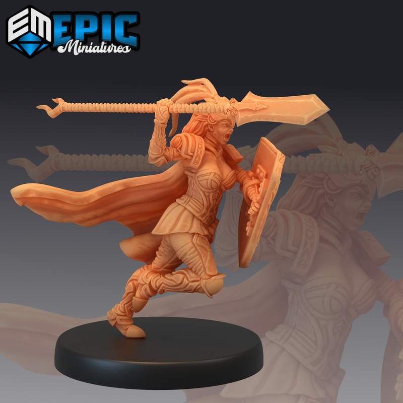 Falcon Knight 3D-printed model