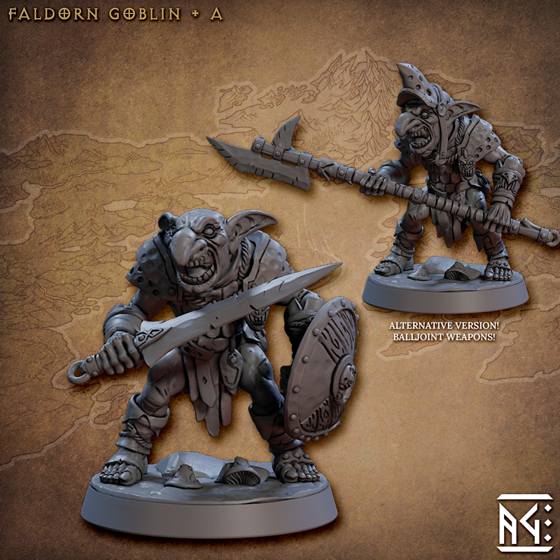 Faldorn Goblin 3D-printed model